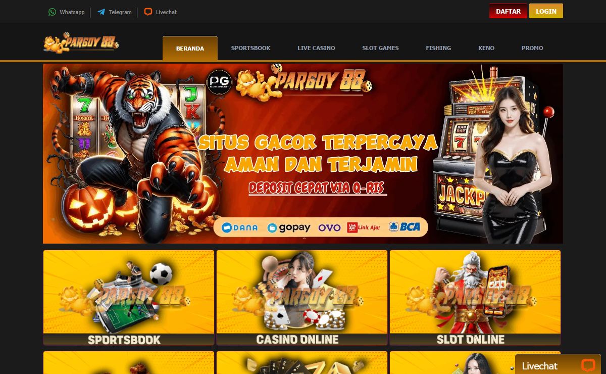 PARGOY88 - Link Deposit Q-ris Situs Gacor Aman Terpercaya 2025