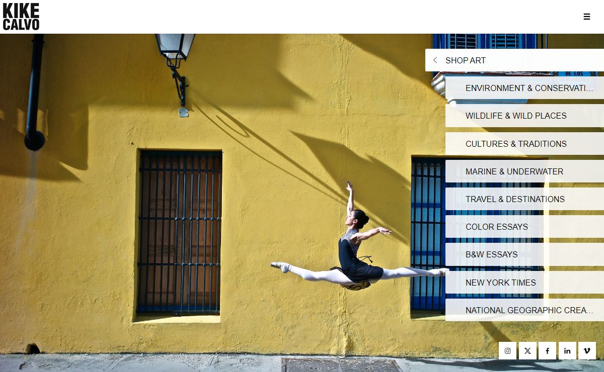 National Geographic Photography Expert Kike Calvo, Author and Entrepreneur