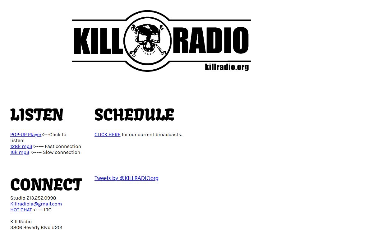 Killradio.org | Los Angeles