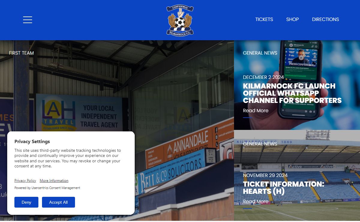 Kilmarnock Football Club | Founded 1869