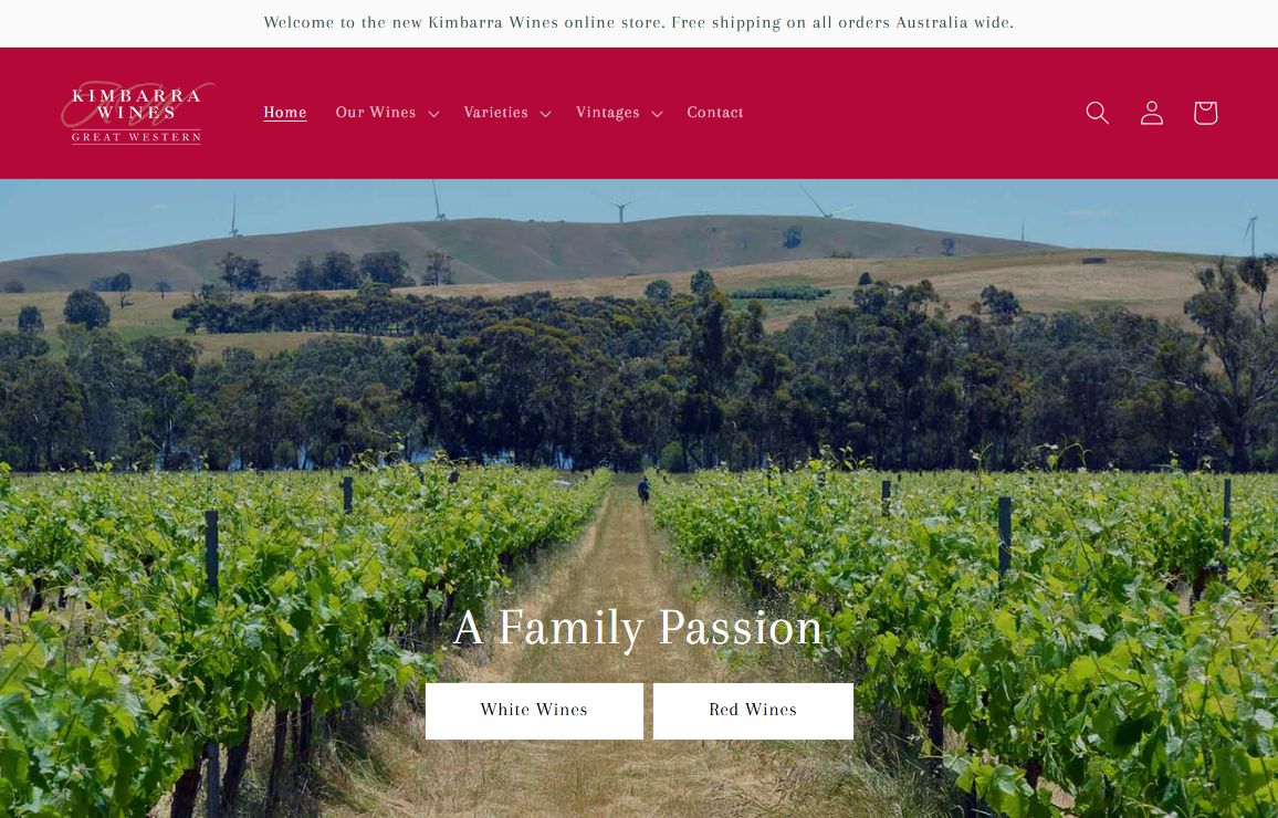 Kimbarra Wines - Ararat Vineyard & Olive Grove