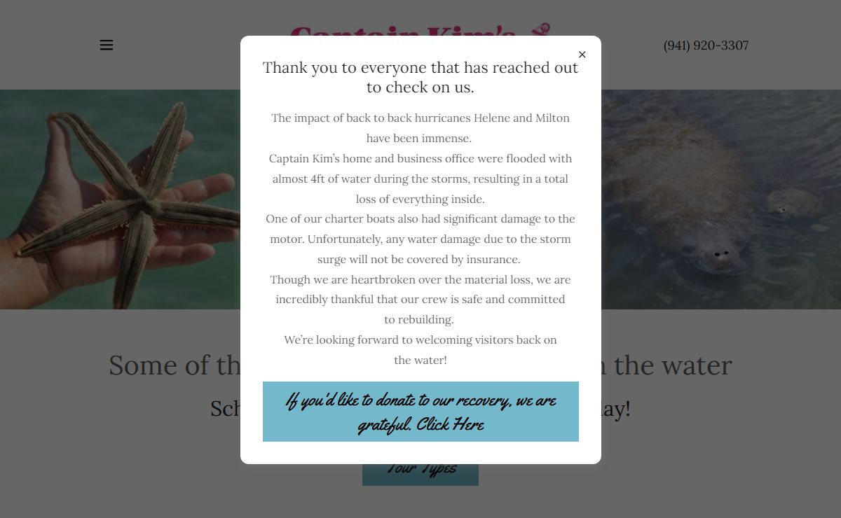Dolphin Watching, Sandbar Hopping, Sealife - Kim's Charters