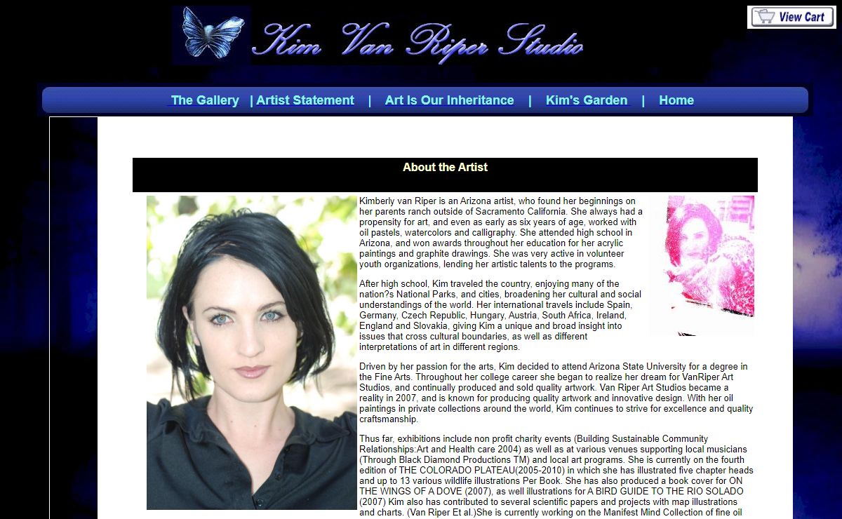 About Kim van Riper Kimberly Vanriper Artist