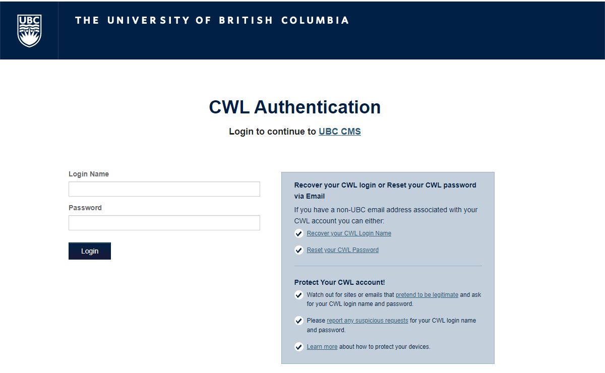 The University of British Columbia