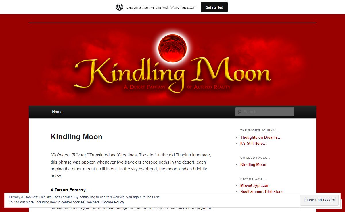 Kindling Moon | A Desert Fantasy of Altered Reality