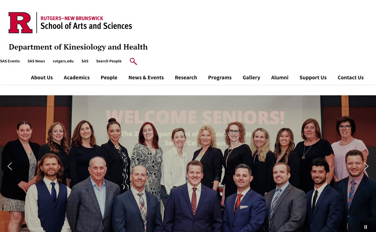 Rutgers University :: Department of Kinesiology and Health