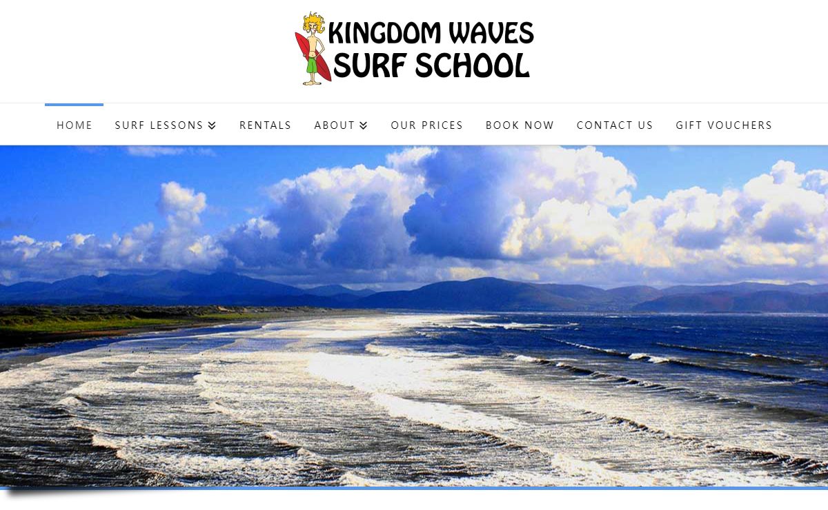 Surf lessons at Inch & Banna Beach, County Kerry Ireland Kingdom Waves Surf School