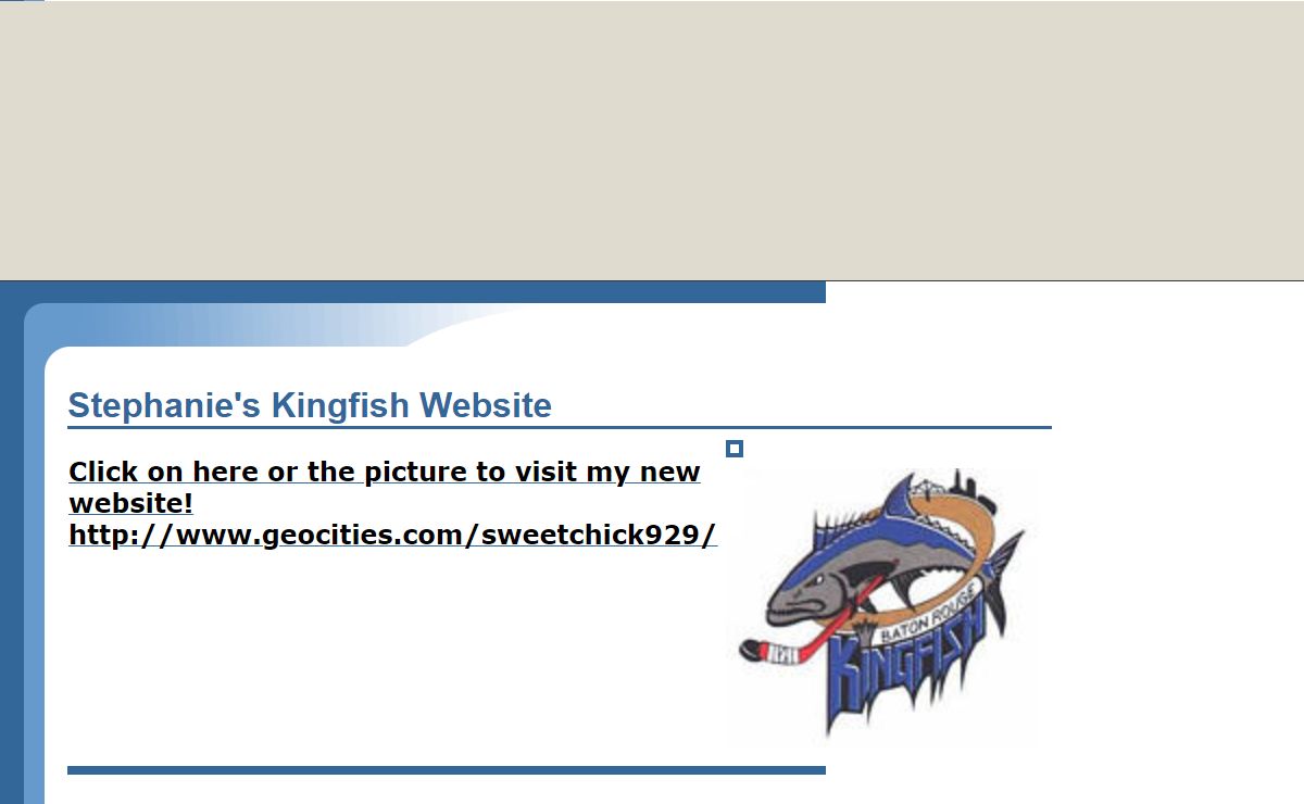 Stephanie's Kingfish Website