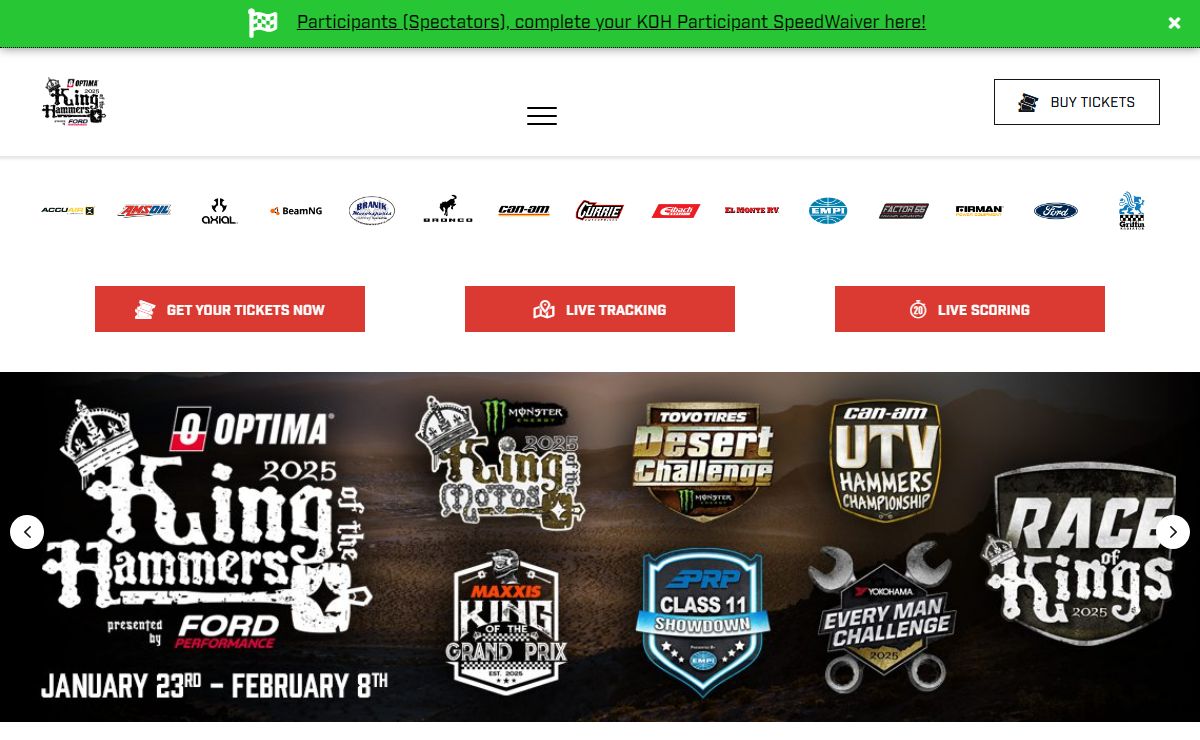 Home - King of the Hammers