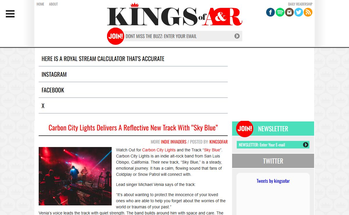 Kings of A&R - Buzz Artists, Music Industry News