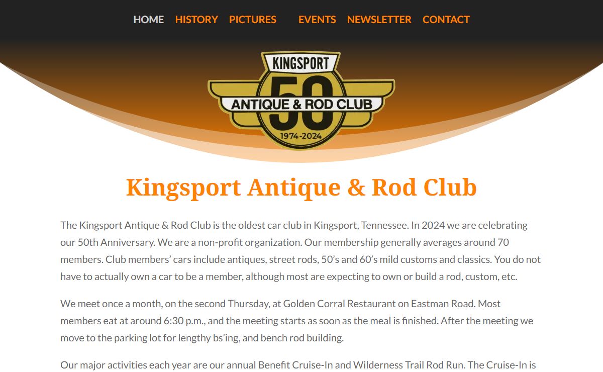 Home | Kingsport Antique & Rod Club