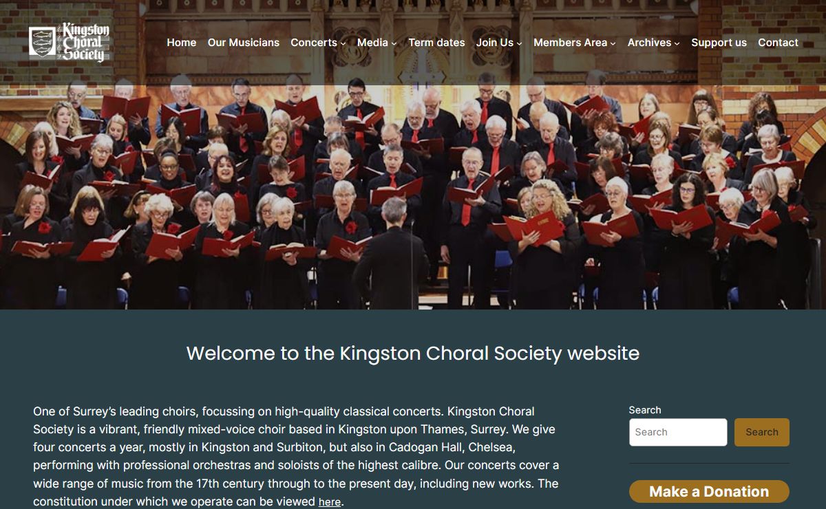 Kingston Choral Society – Kingston Choral Society