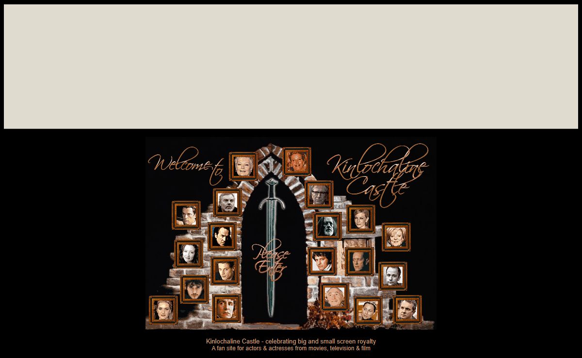 Kinlochaline Castle - honouring the royal family of actors and actresses