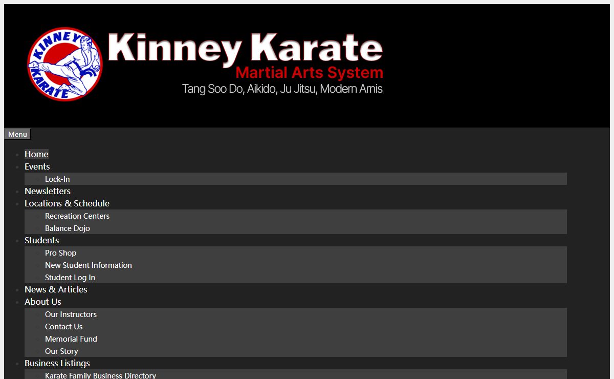 Kinney Karate – Tang Soo Do, Aikido, Ju Jitsu, Modern Arnis in St Petersburg FL