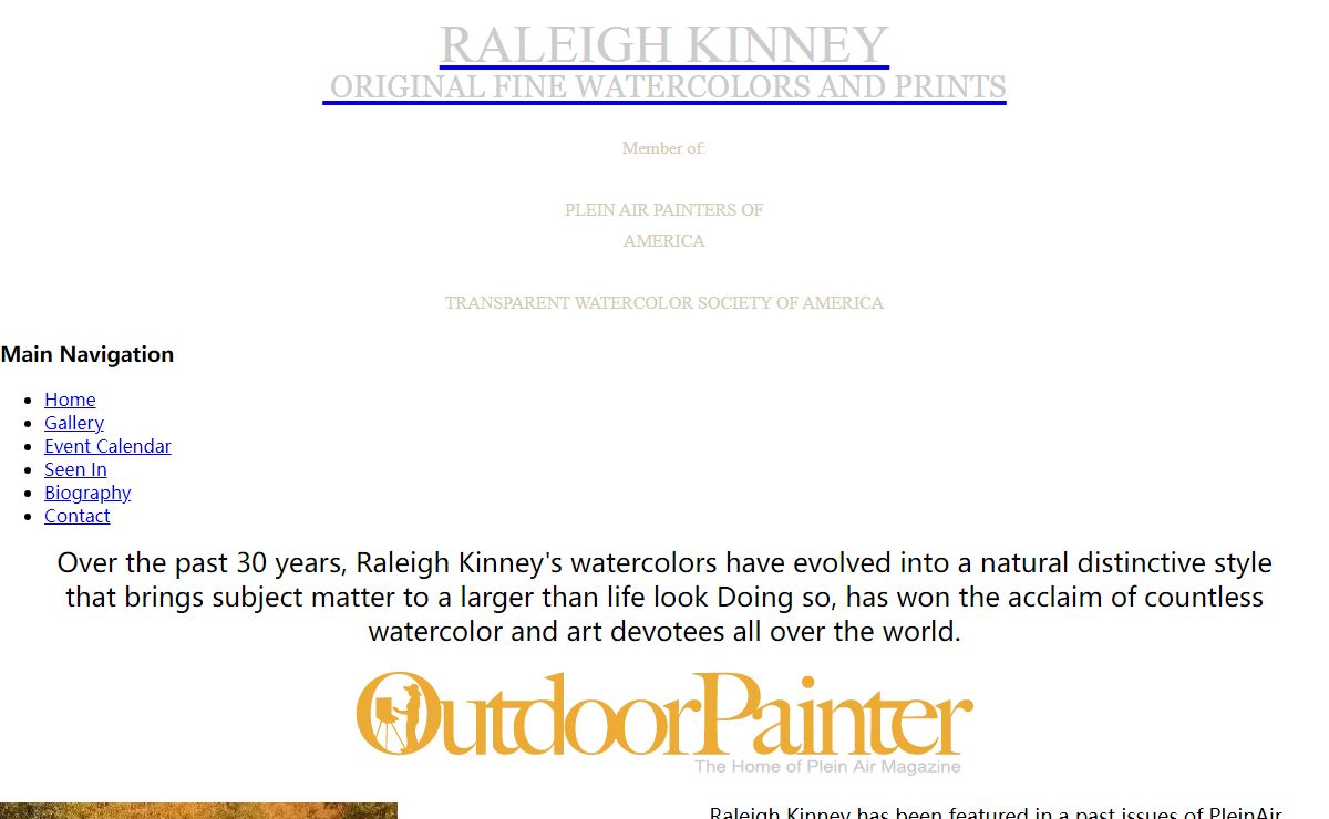 Raleigh Kinney Watercolors