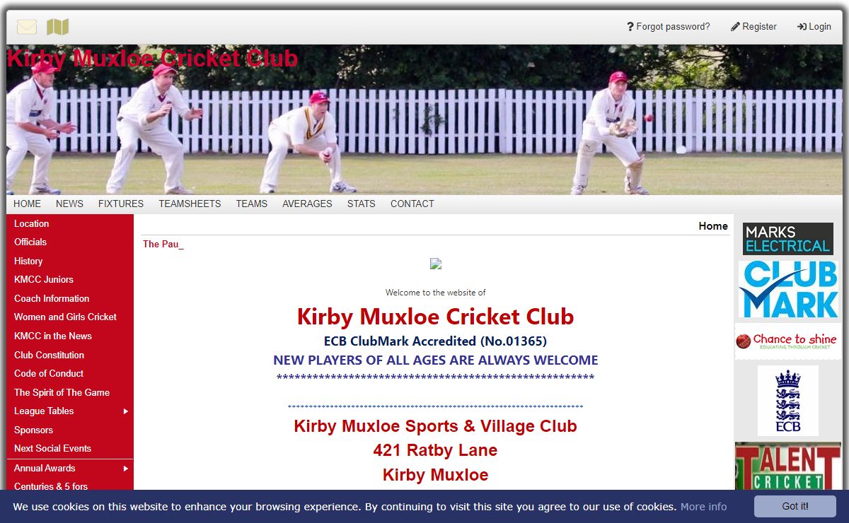 Kirby Muxloe Cricket Club : Home