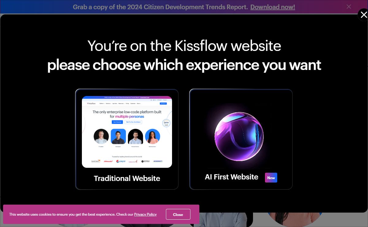 Kissflow: AI-Powered Low-Code Application Development Platform