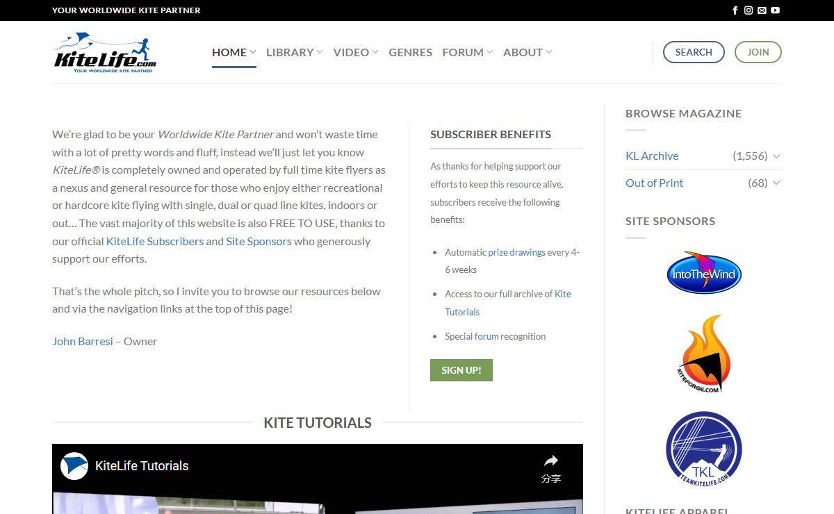 KiteLife® | Your Worldwide Kite Partner