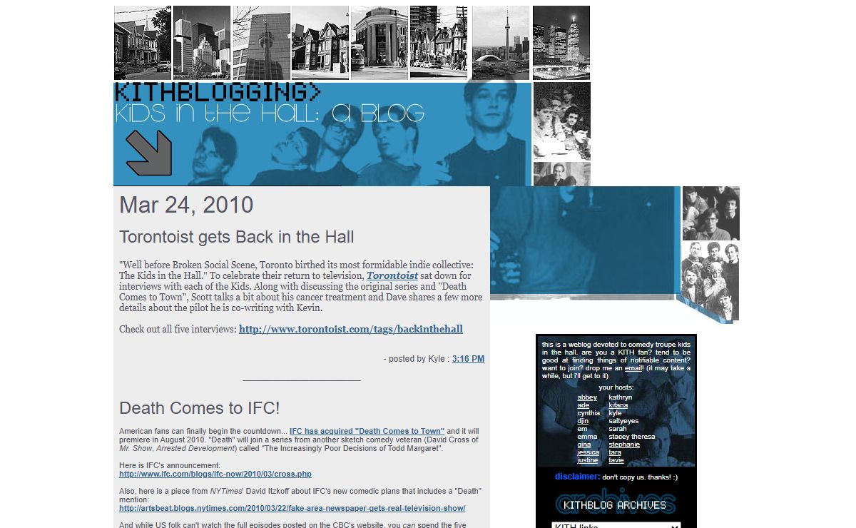 kithblogging
