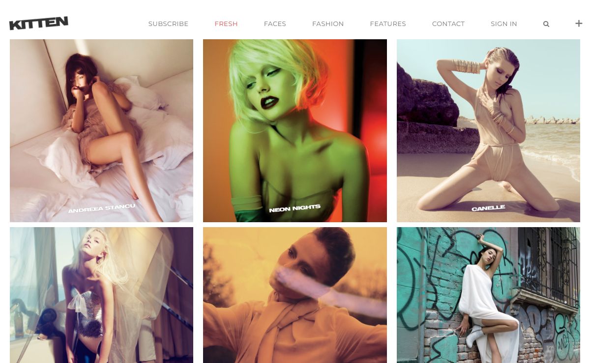 fresh · Kitten Magazine