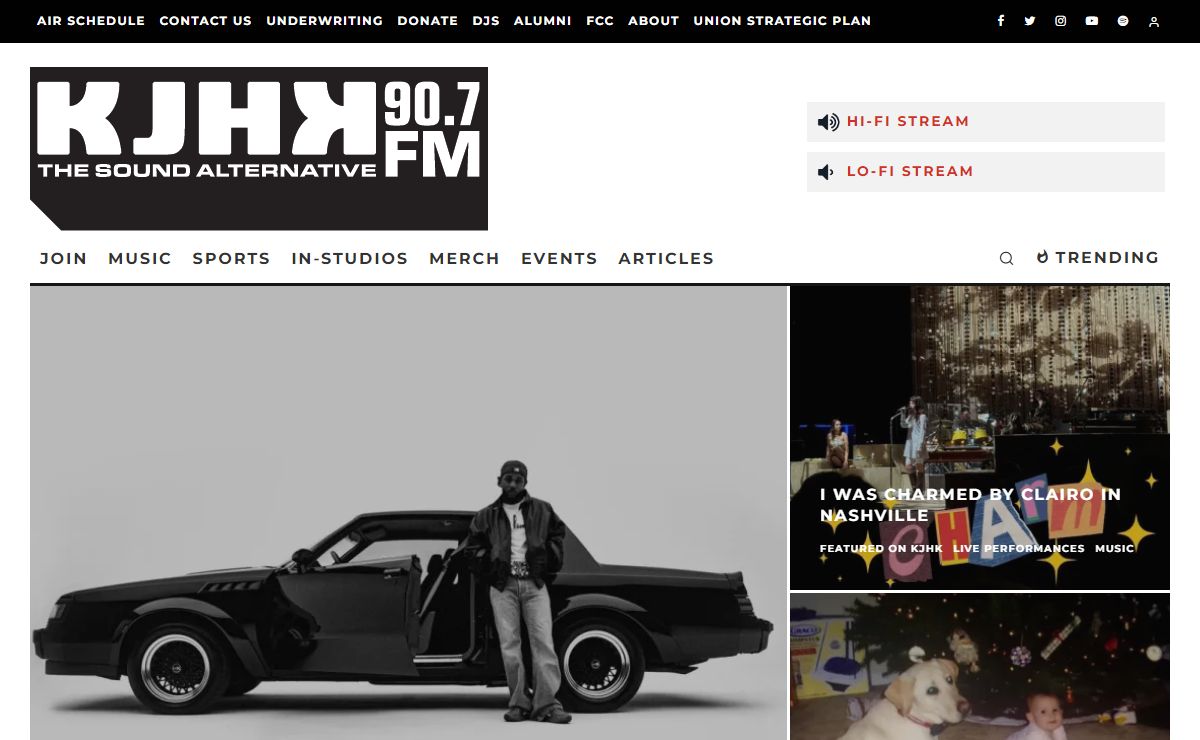 KJHK 90.7 FM – The Sound Alternative