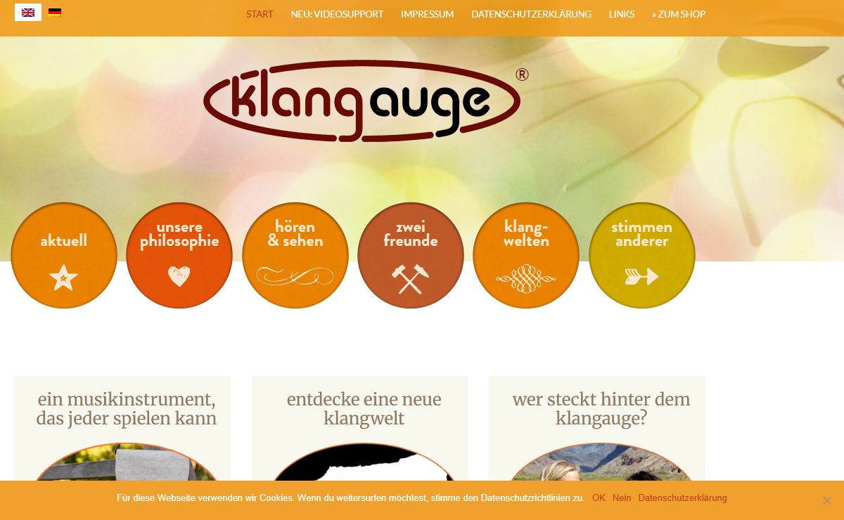 Klangauge® Hand Drum - Das Original made in Germany