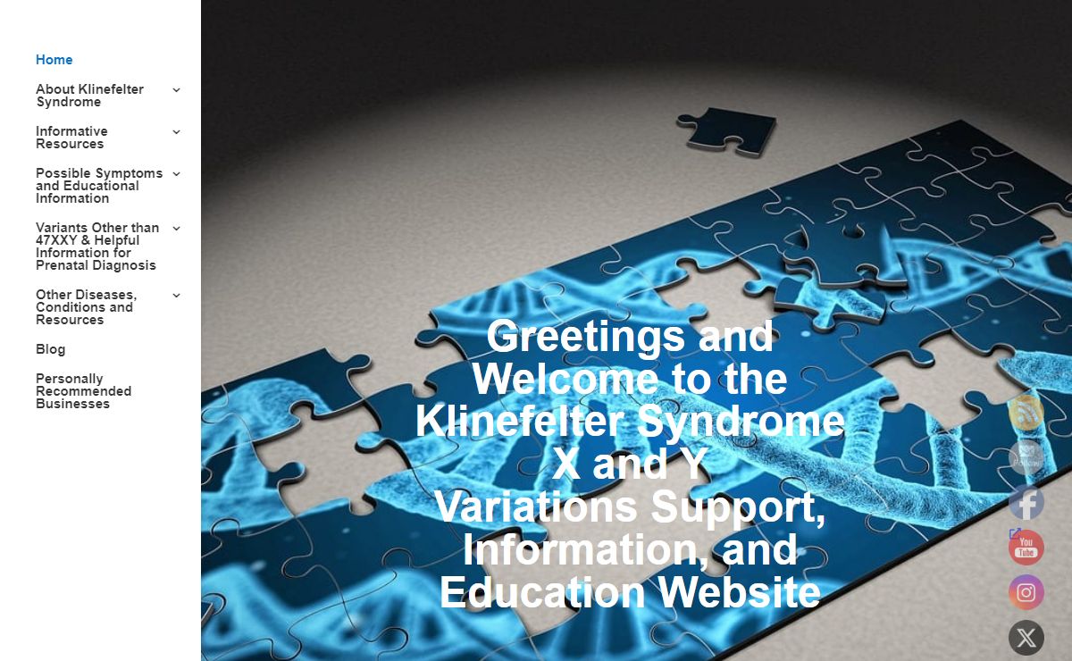 Klinefelter Syndrome + X and Y variations