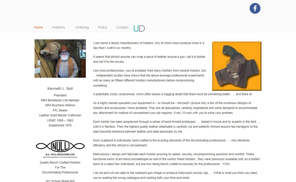 K.L. Null Holsters, LTD | Custom Handmade Holsters and Accessories
