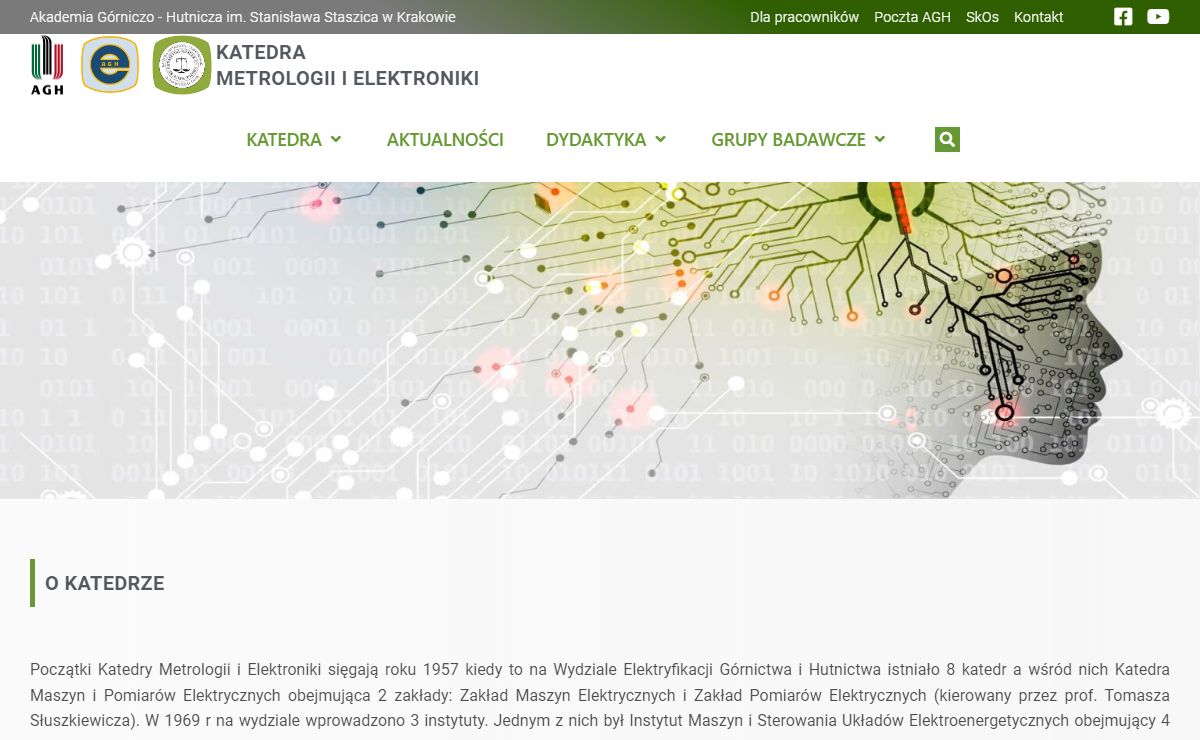 Katedra Metrologii i Elektroniki AGH | Akademia Górniczo-Hutnicza w Krakowie