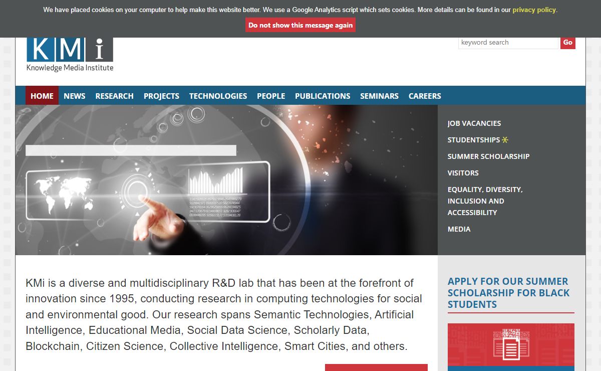Knowledge Media Institute | The Open University