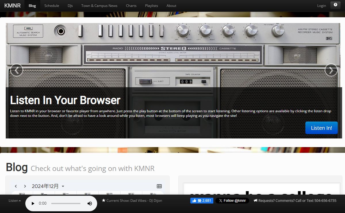 Blog KMNR 89.7FM - Free Format College Radio