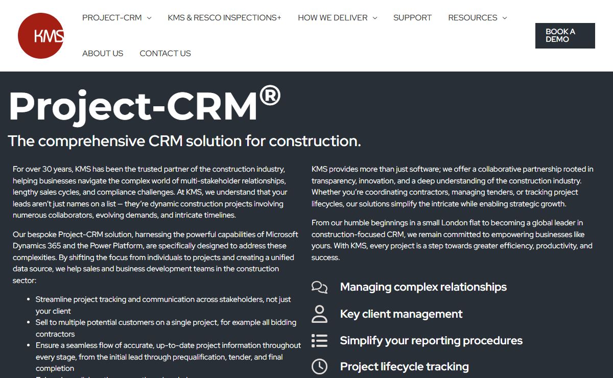 KMS: Building and Construction Industry CRM Solutions