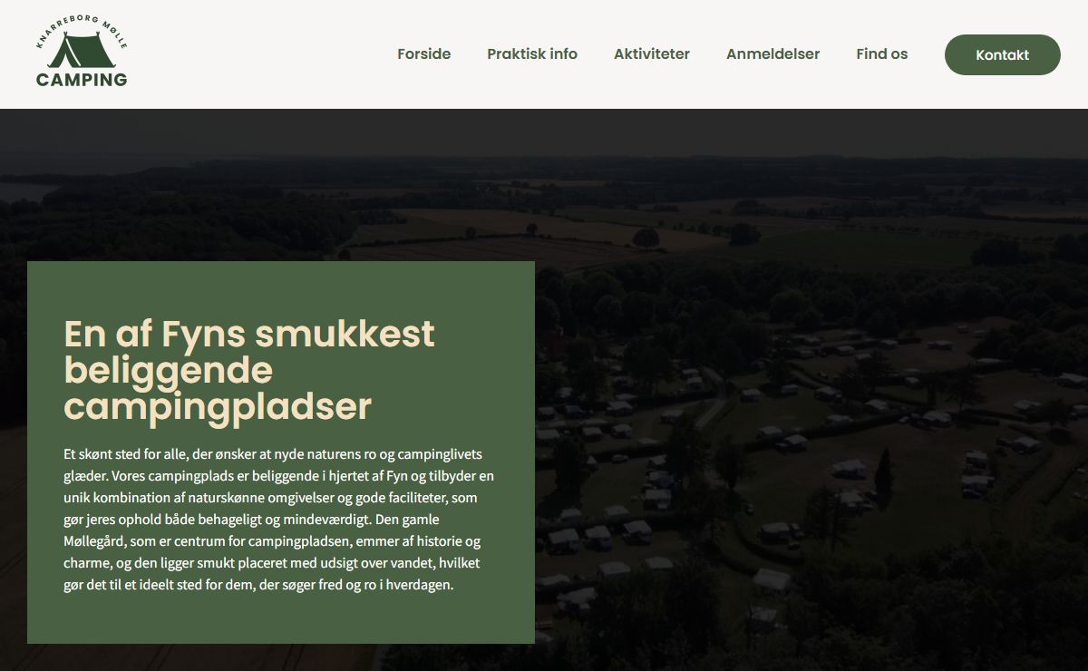 Camping Fyn | Knarreborg Mølle Camping - Book Her!