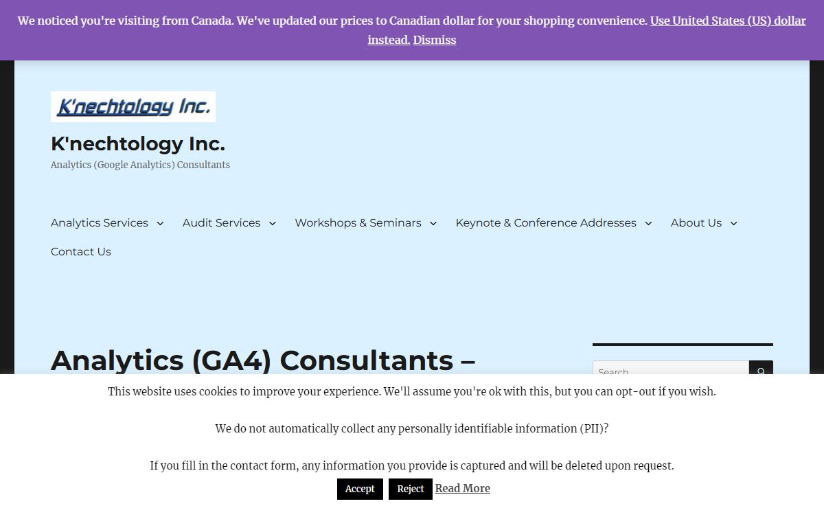 Google Analytics (GA4 & 360) Consultants audits, training & more