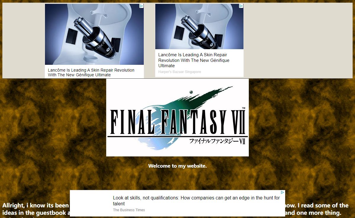 welcome to MY ultimate FF7 page