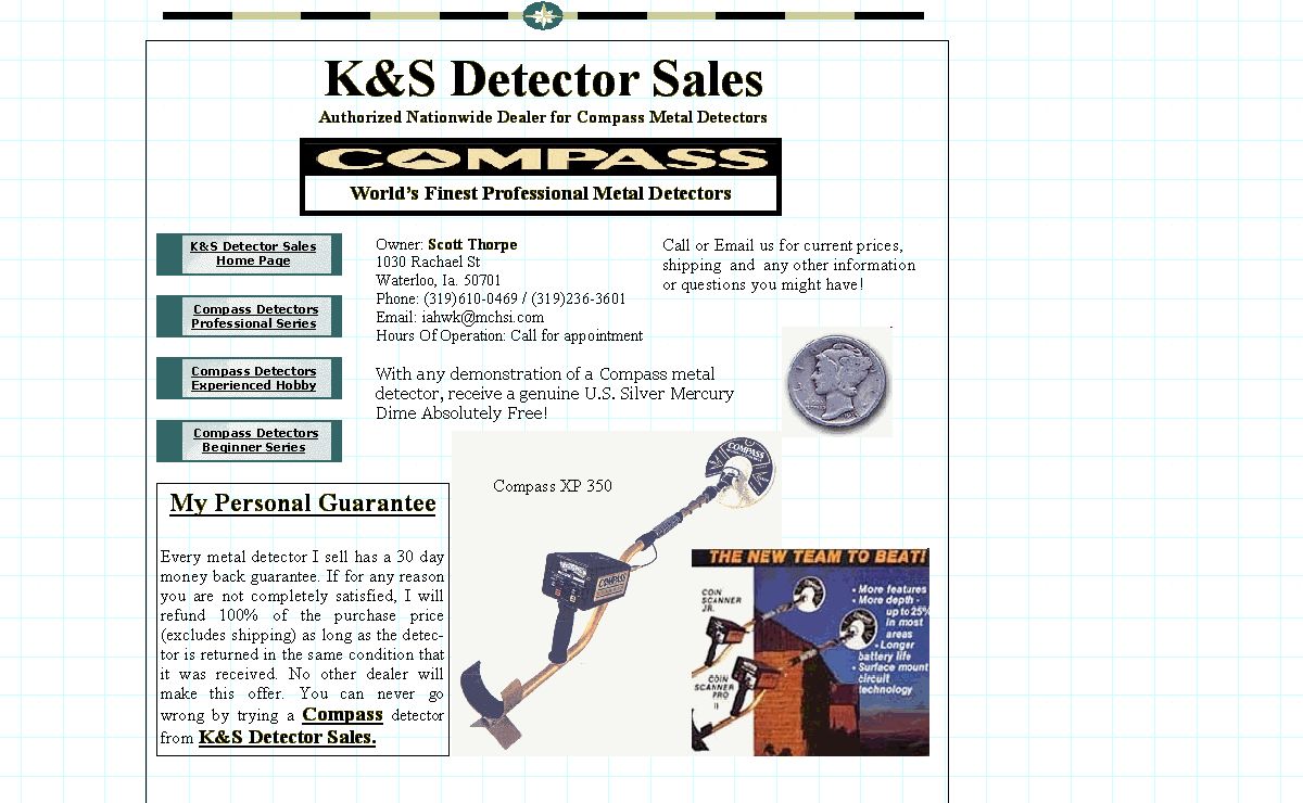 K&S Detctor Sales Authorizesd Dealer For