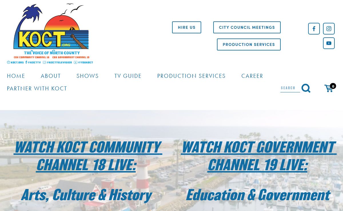 KOCT TV - The Oceanside Channel for News, Arts and Culture
