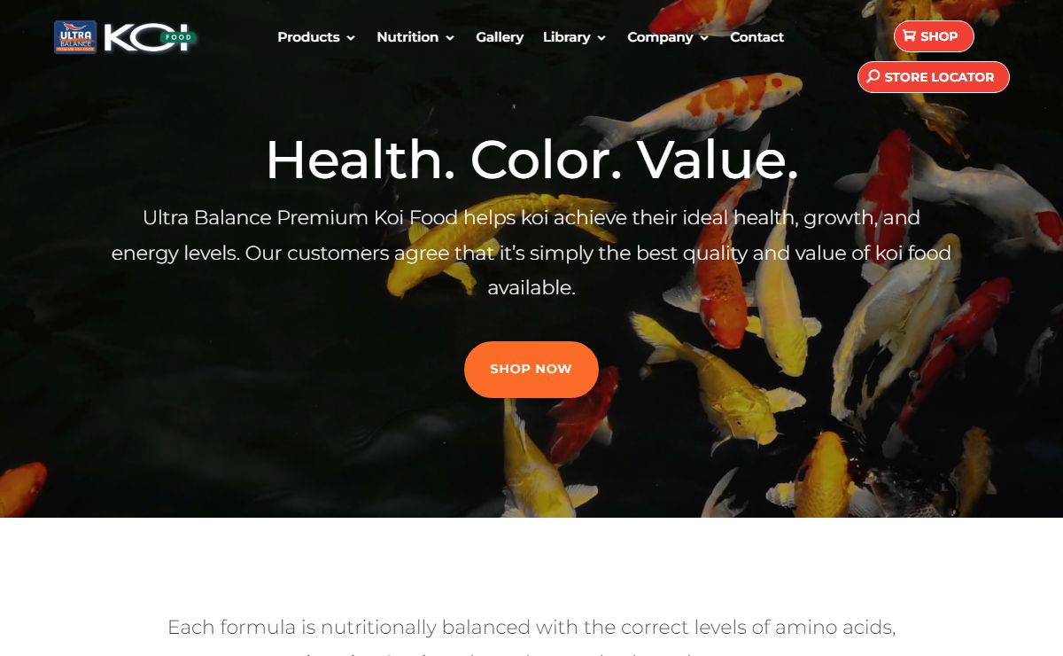 Ultra Balance | Premium Koi Food