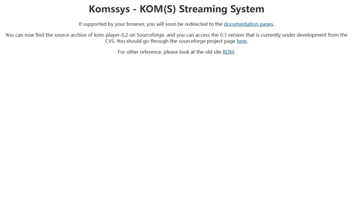 Komssys: Komssys Documentation