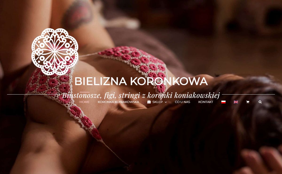 Bielizna koronkowa Koniaków. Koronka koniakowska.