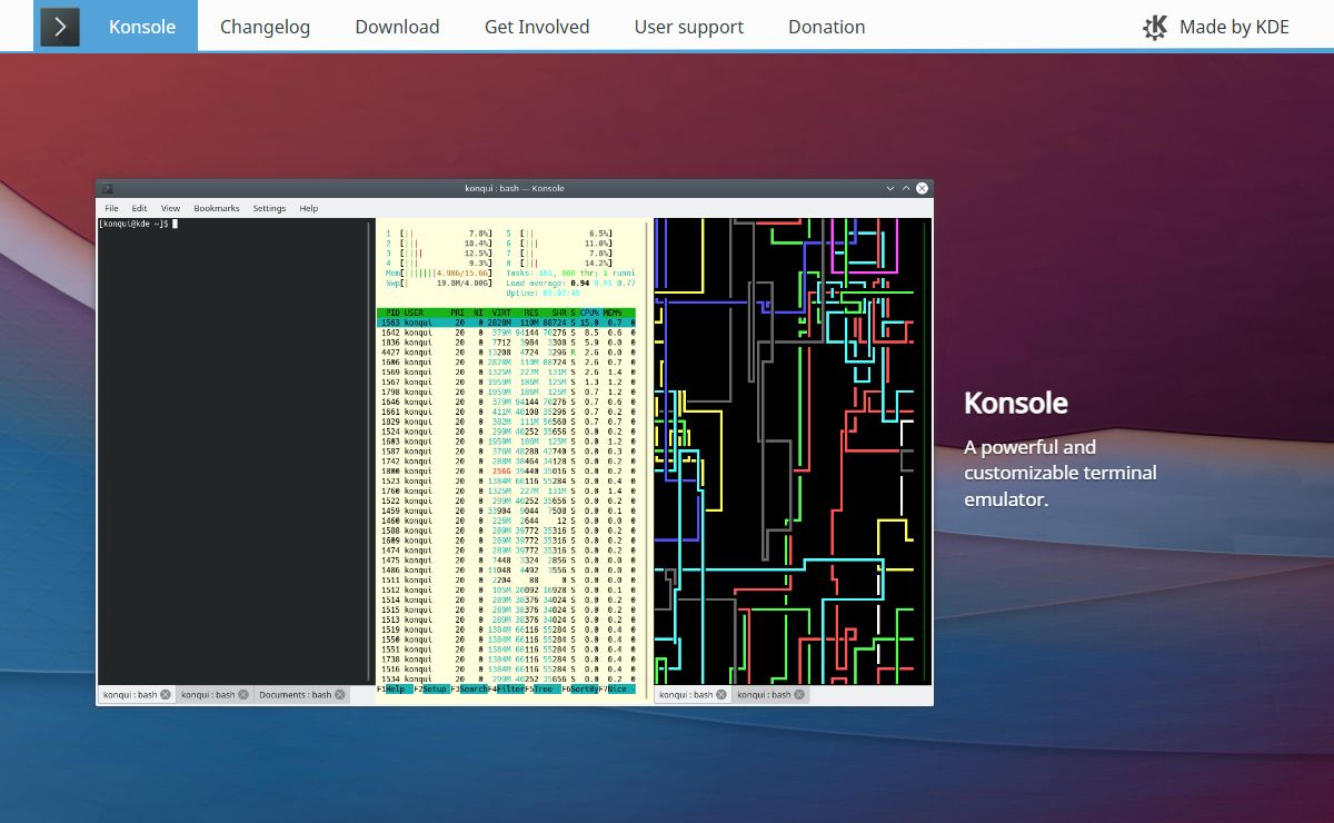 Konsole | Konsole: the KDE Terminal Emulator