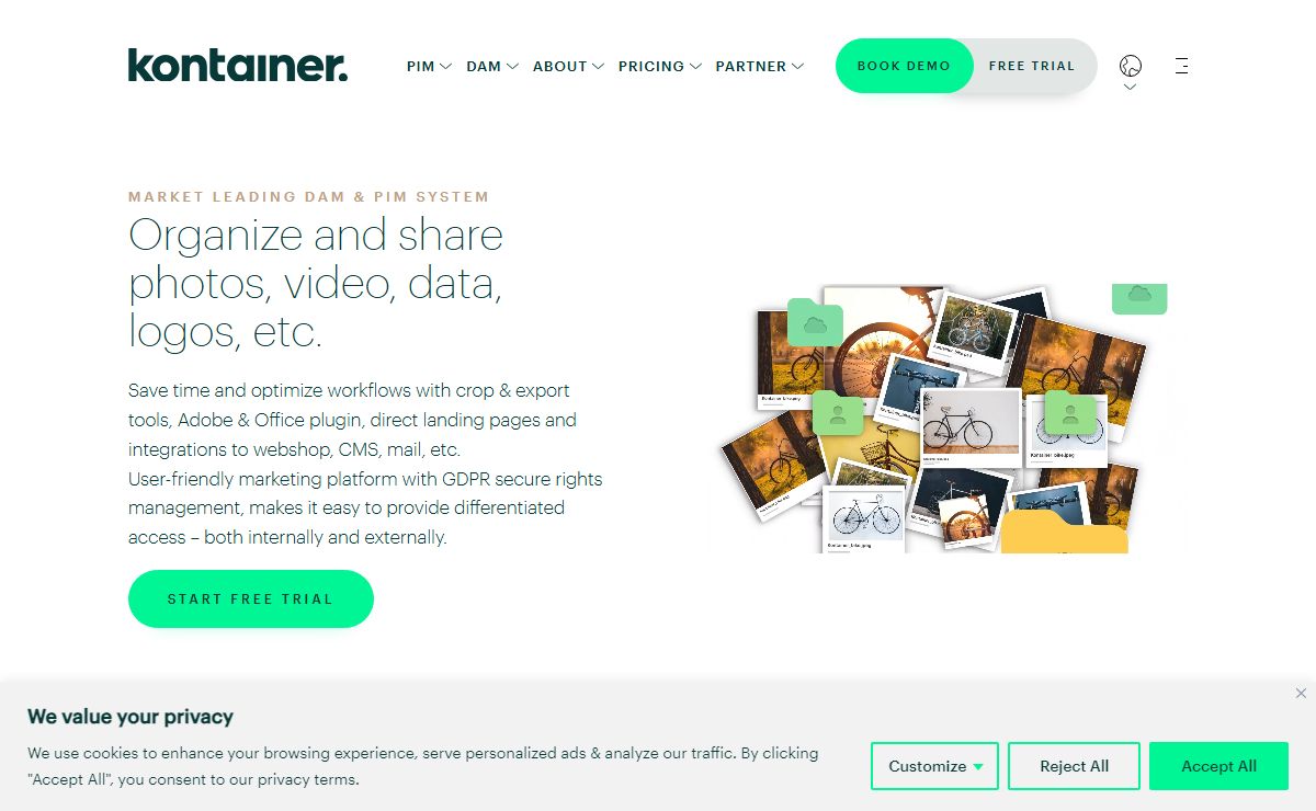 Digital Asset Management, PIM & Image bank