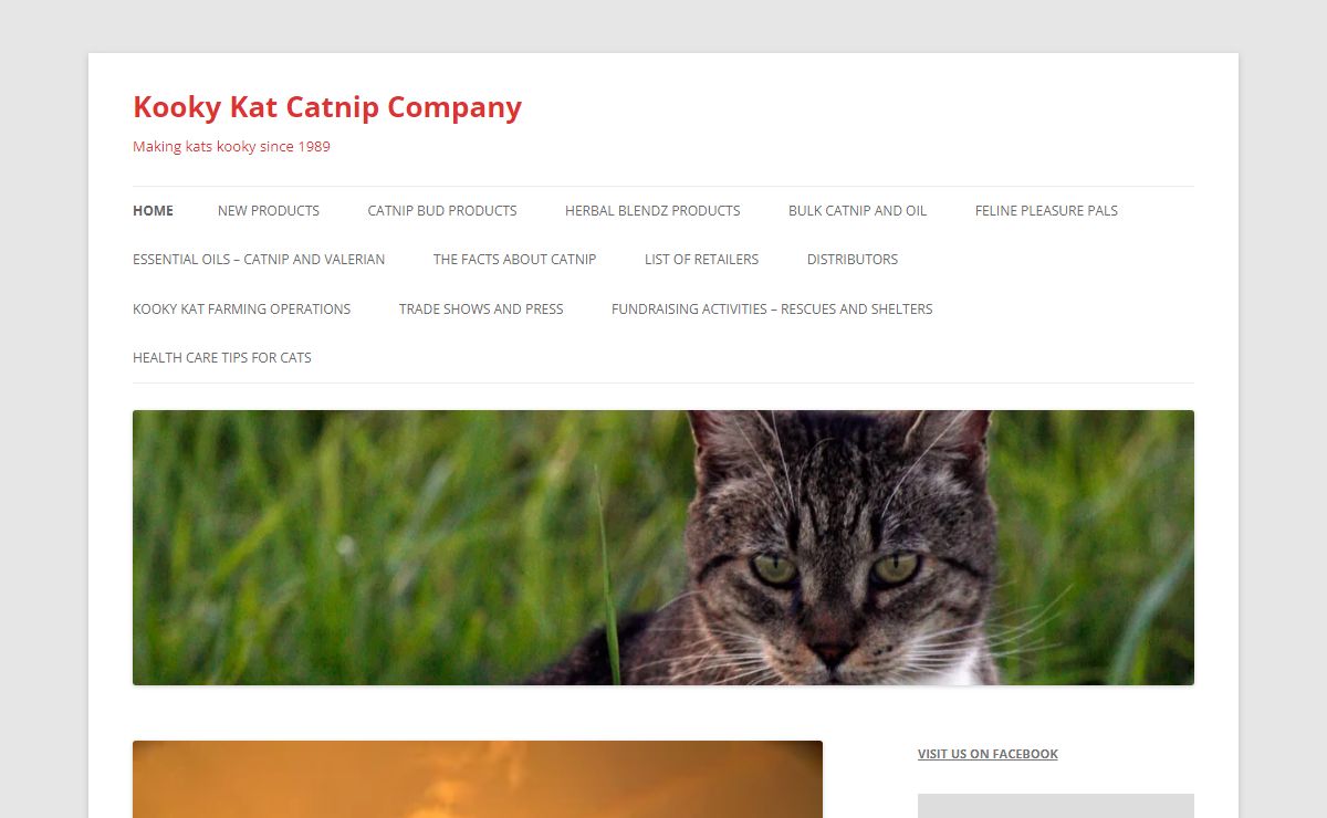Kooky Kat Catnip Company | Making kats kooky since 1989