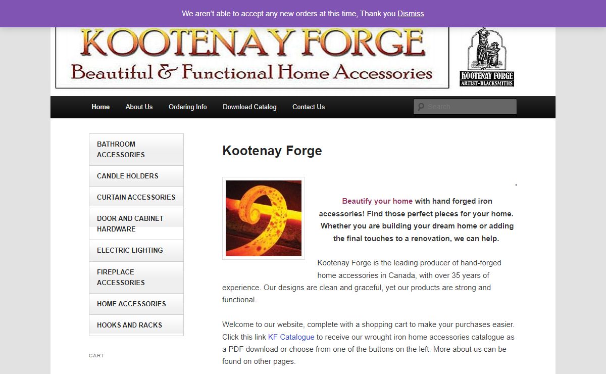 Wrought Iron Home Accessories | Ironwork products made by Kootenay Forge, CanadaWrought Iron Home Accessories | Ironwork products made by Kootenay Forge, Canada