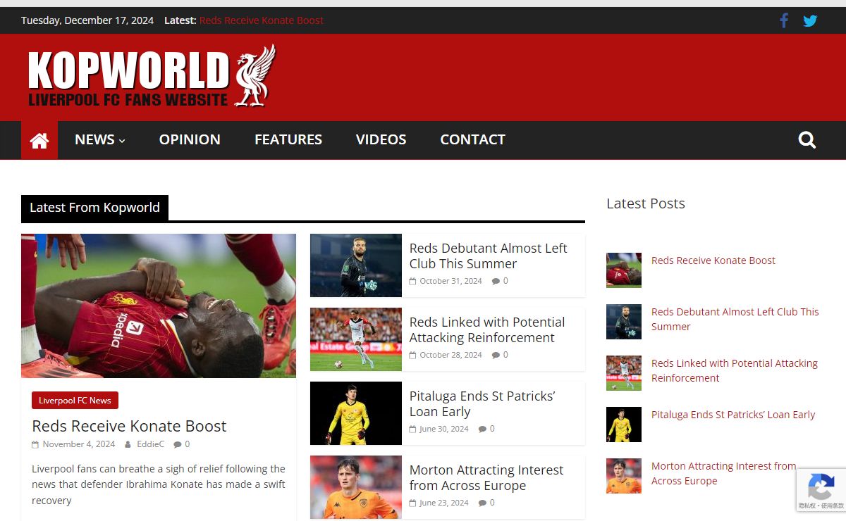 Kopworld – Liverpool FC news, opinion and videos