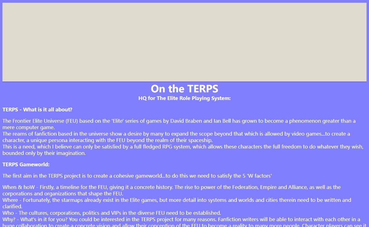 On the TERPS