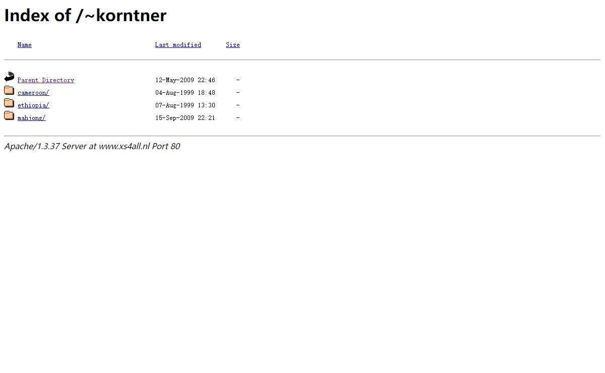 Index of /~korntner