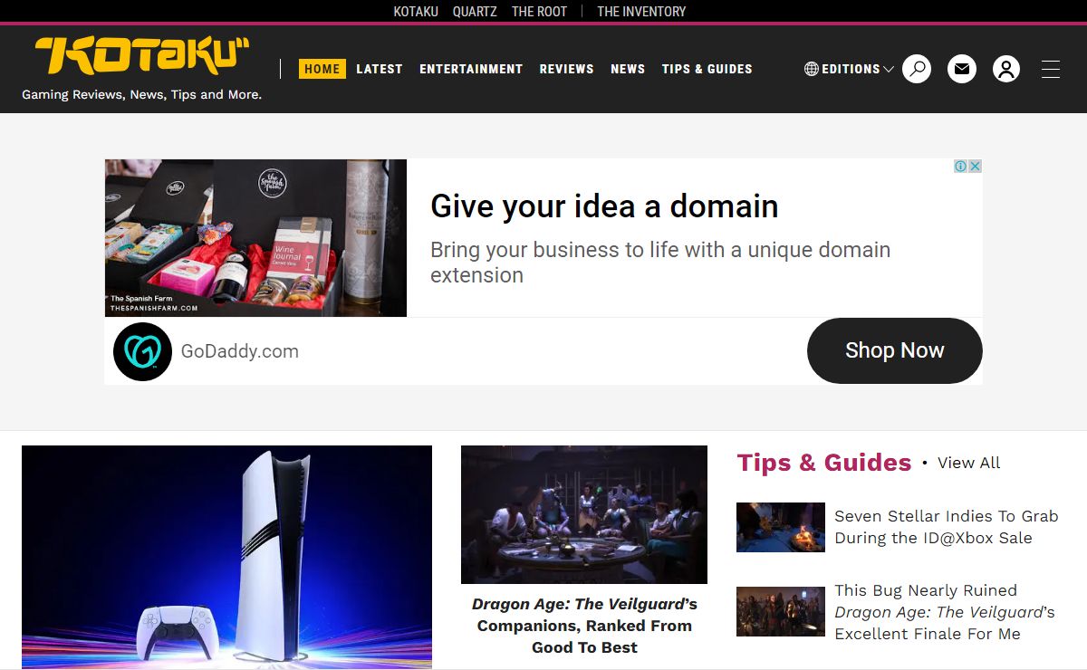 Kotaku | Gaming Reviews, News, Tips and More.