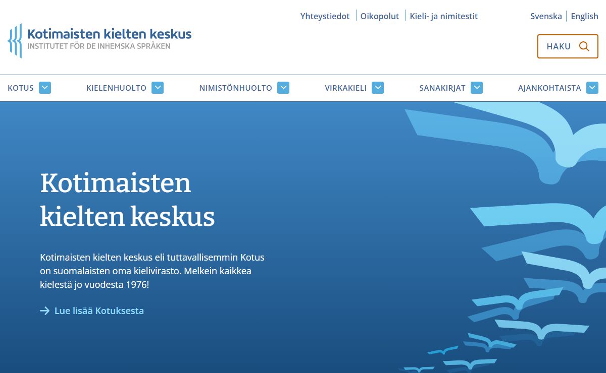 Kotus - Kotimaisten kielten keskus