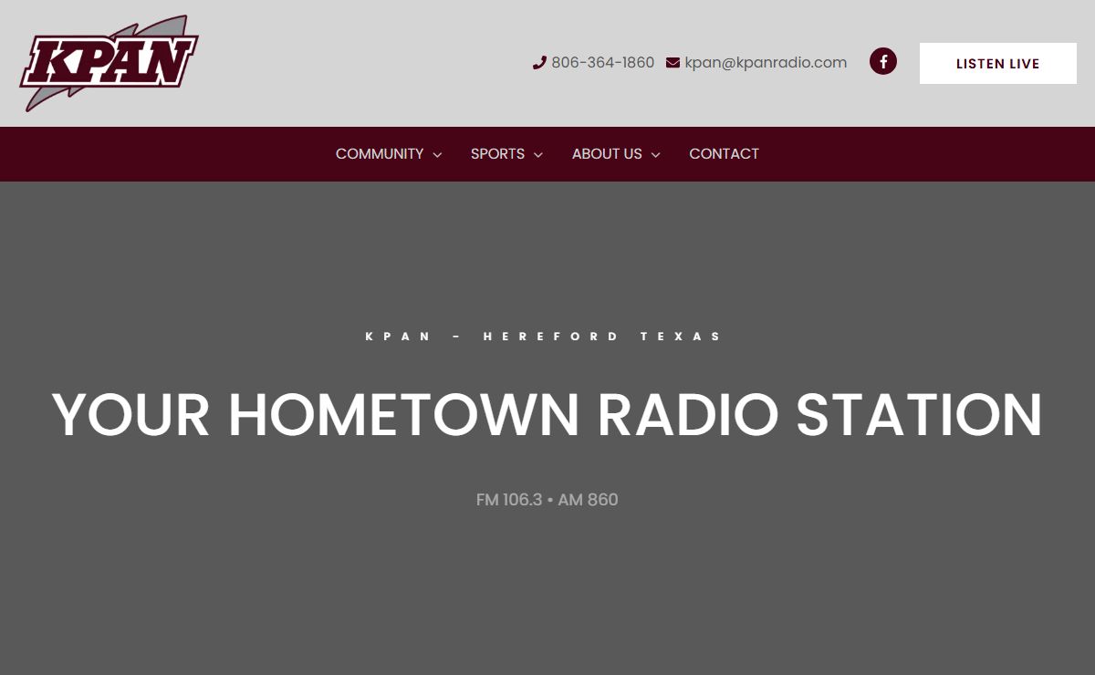 HOME | KPAN Radio | Hereford, TX